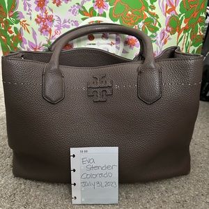 Tory Burch McGraw triple compartment satchel